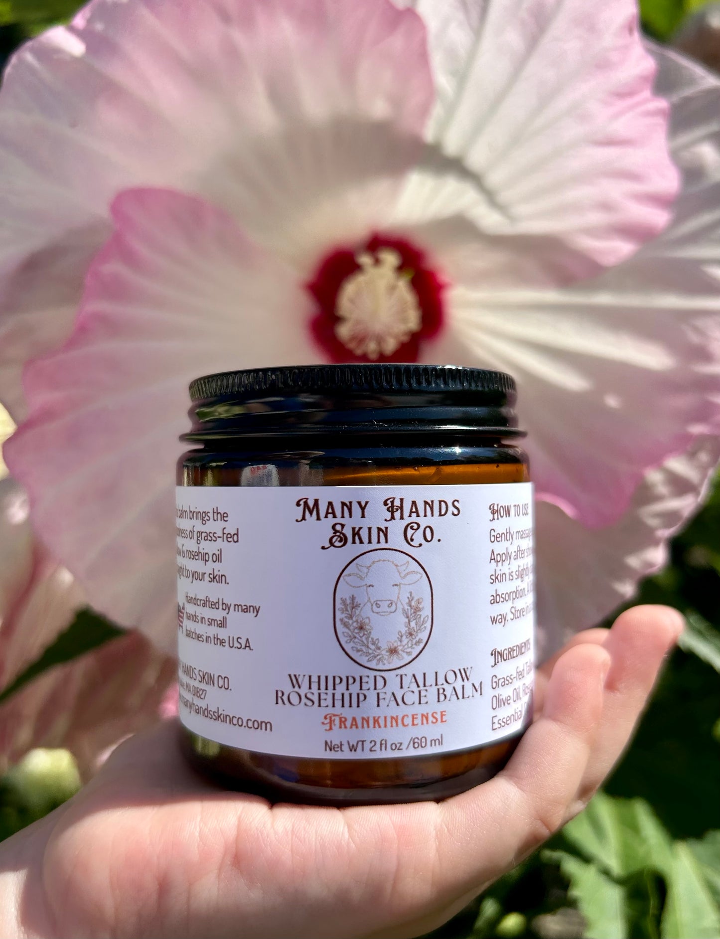 Whipped Tallow Rosehip Face Balm Frankincense