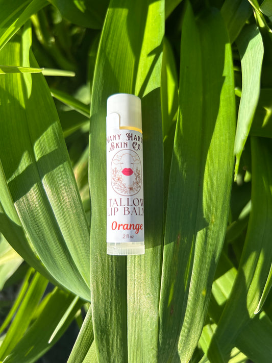Tallow Lip Balm Orange