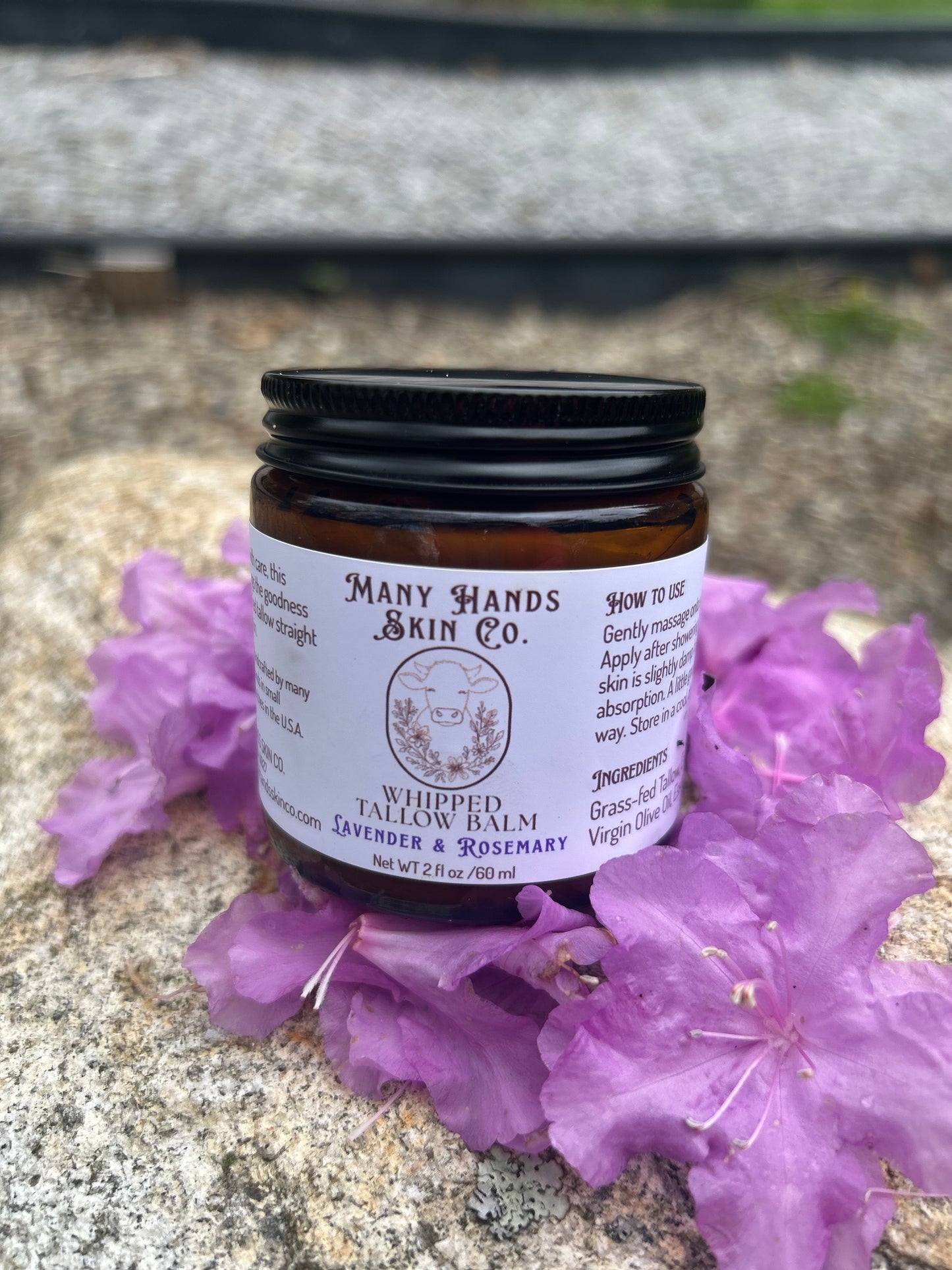 Whipped Tallow Balm Lavender and Rosemary